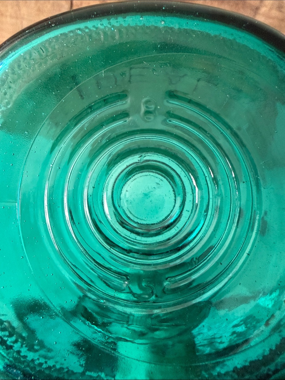 Ball Bicentennial Americana Aqua Glass Mason Jar with Wire Bail NO LID - Picture 4 of 8